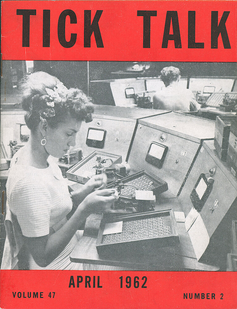 Westclox Tick Talk April 1962, Vol. 47 No. 2 > F