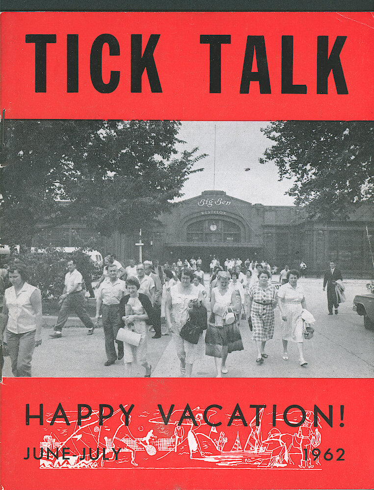 Westclox Tick Talk June-July 1962 > F. Picture: "Happy Vacation"