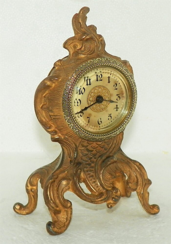 Westclox Tourenne Gold Plate. Westclox Tourenne Gold Plate Clock Example Photo