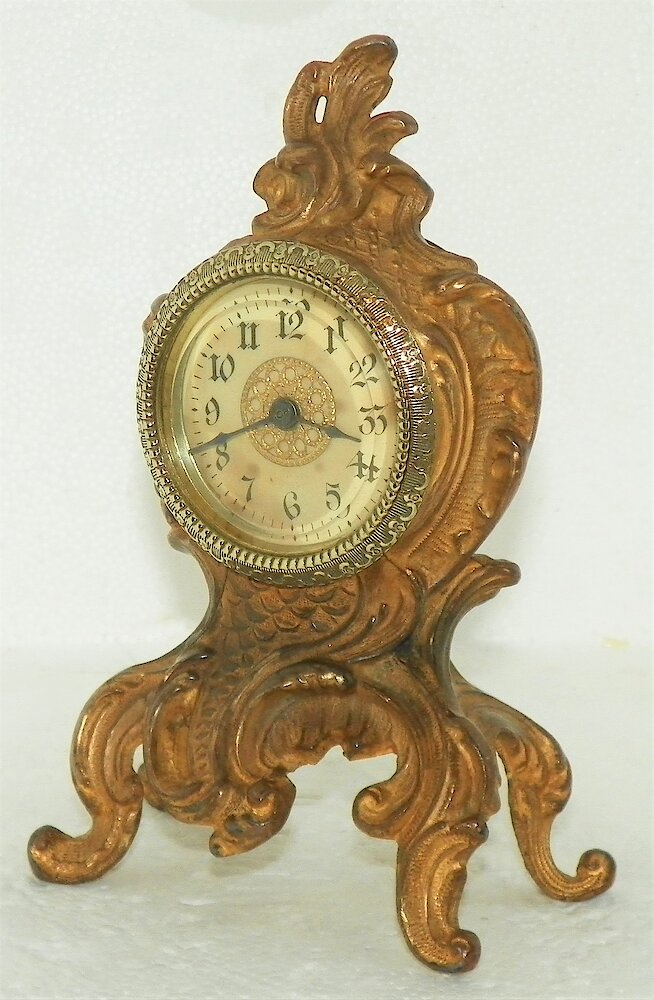 Westclox Tourenne Gold Plate. Westclox Tourenne Gold Plate Clock Example Photo