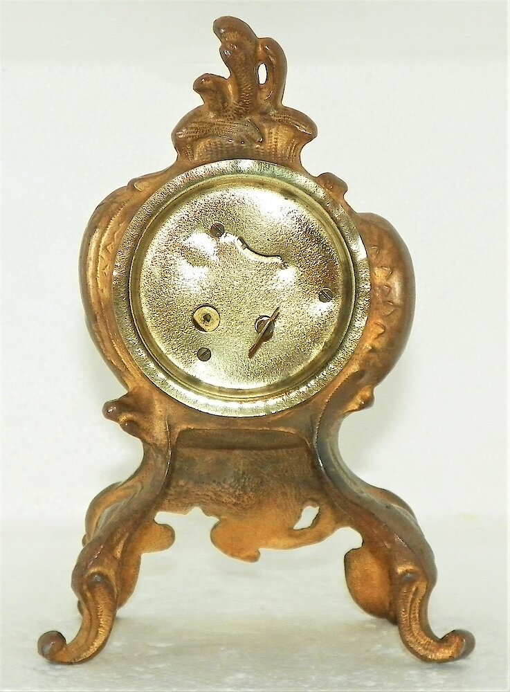 Westclox Tourenne Gold Plate. Westclox Tourenne Gold Plate Clock Example Photo