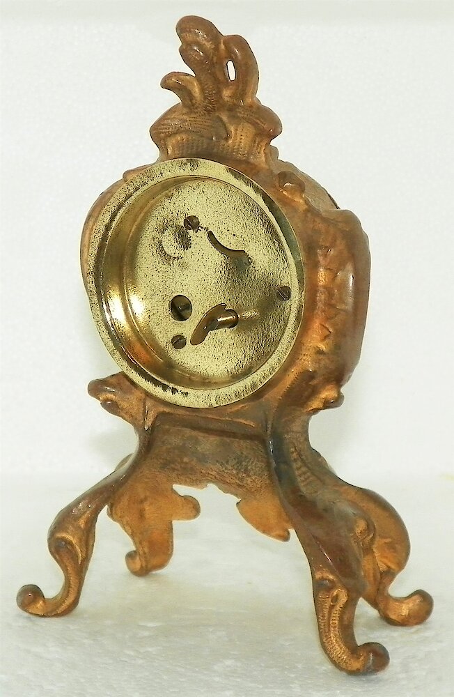 Westclox Tourenne Gold Plate. Westclox Tourenne Gold Plate Clock Example Photo