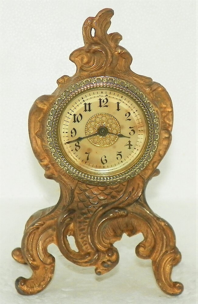 Westclox Tourenne Gold Plate. Westclox Tourenne Gold Plate Clock Example Photo