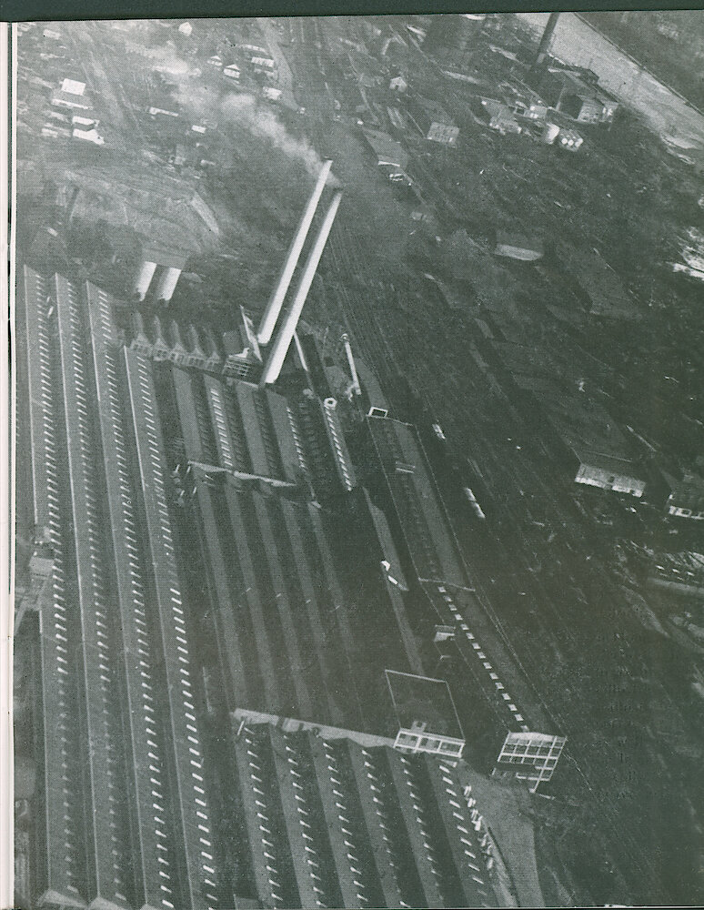 Westclox Tick Talk April 1965 > 33. Historical Picture: "Here Is An Air View Of Our Plant Taken Some Years Ago." Caption On Page 32.