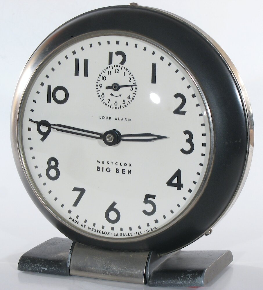 Westclox Big Ben Style 5 Loud Alarm Black Plain. Westclox Big Ben Style 5 Loud Alarm Black Plain Alarm Clock Model Photo