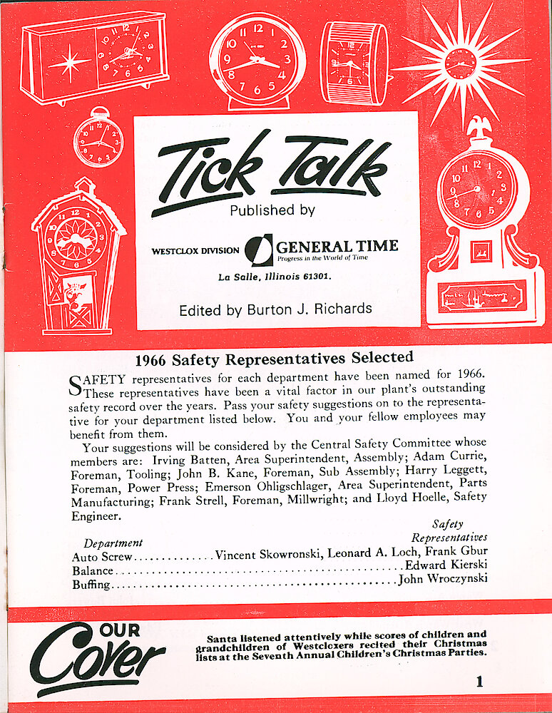 Westclox Tick Talk January 1966 > 1