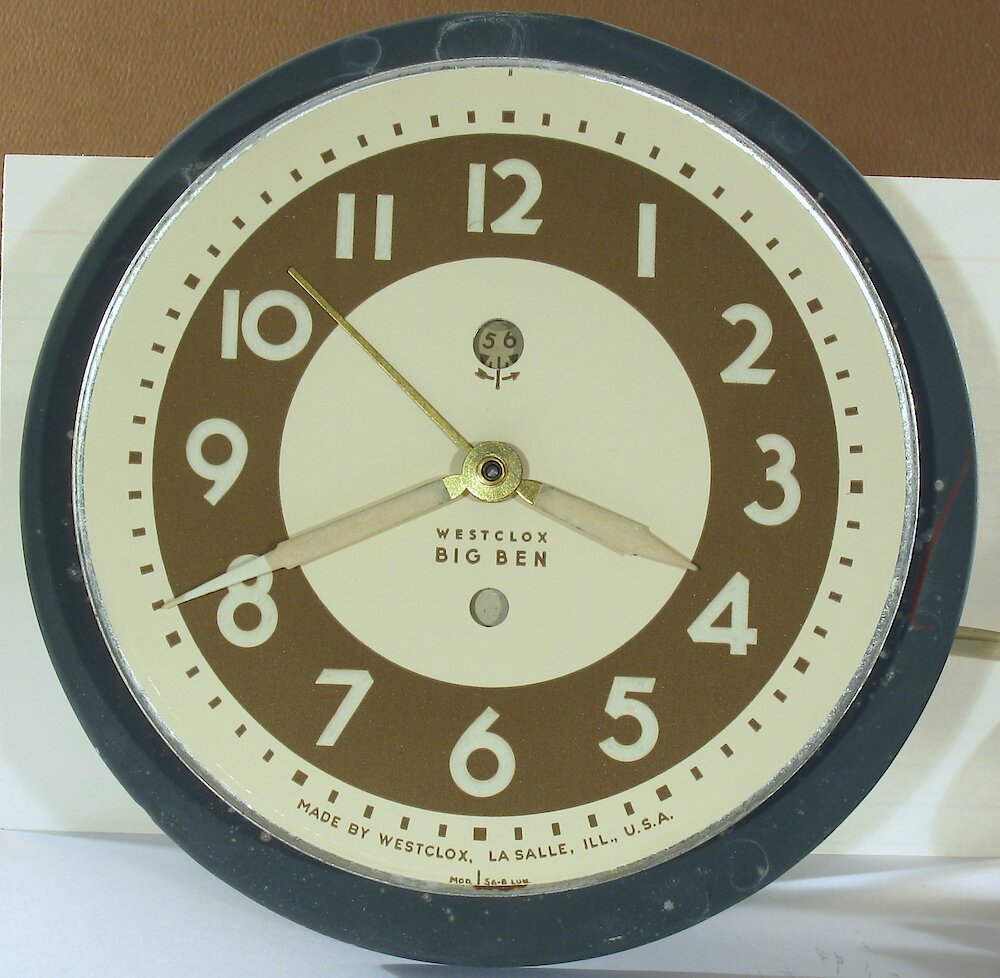 Westclox Big Ben Style 5 Electric Ivory Luminous. Westclox Big Ben Style 5 Electric Ivory Luminous Clock Example Photo