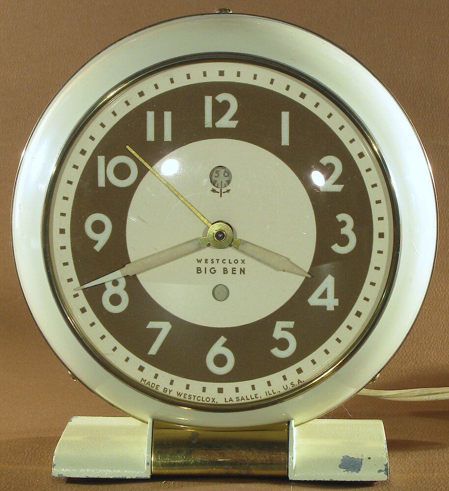 Westclox Big Ben Style 5 Electric Ivory Luminous. Westclox Big Ben Style 5 Electric Ivory Luminous Clock Example Photo