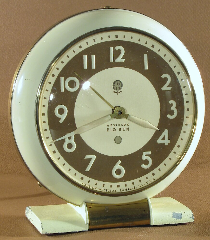 Westclox Big Ben Style 5 Electric Ivory Luminous. Westclox Big Ben Style 5 Electric Ivory Luminous Clock Example Photo