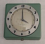 Westclox Belfast Style 1 Green. Westclox Belfast Style 1 Green Clock Example Photo