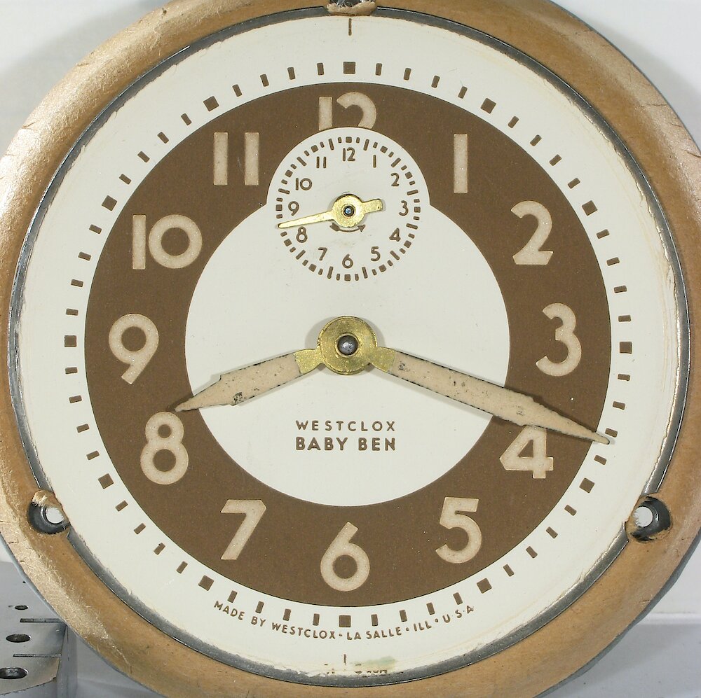 Westclox Baby Ben Style 5 Ivory Luminous. Westclox Baby Ben Style 5 Ivory Luminous Clock Example Photo