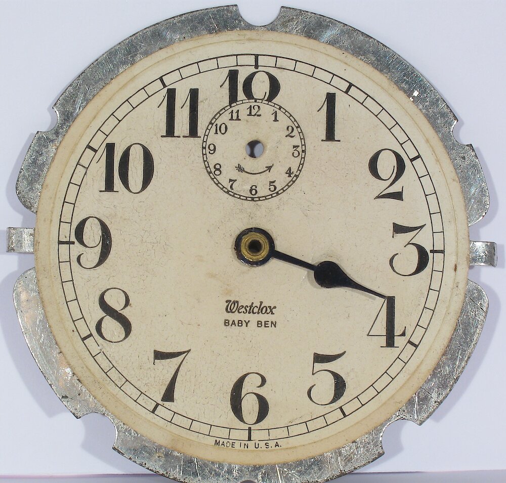 Westclox Baby Ben Style 1 Non Luminous. Westclox Baby Ben Style 1 Non Luminous Clock Example Photo