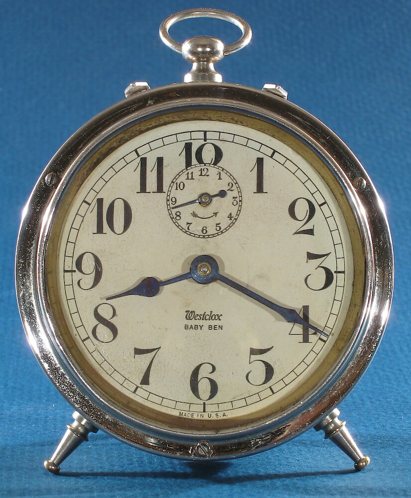 Westclox Baby Ben Style 1 Non Luminous. Westclox Baby Ben Style 1 Non Luminous Clock Example Photo