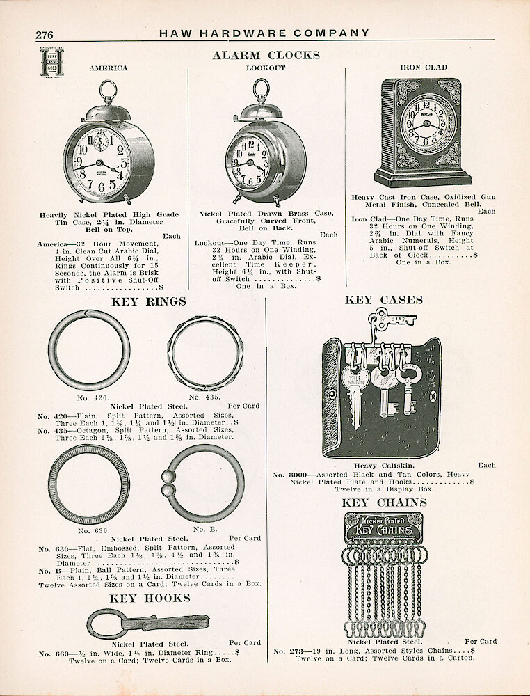 Haw Hardware ca. 1922 - 23 > 276