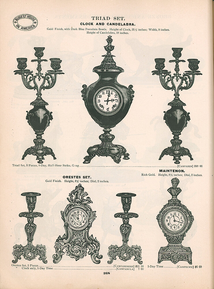 Busiest House in America Illustrated Catalog 1897 > 268