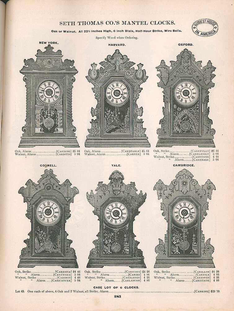 Busiest House in America Illustrated Catalog 1897 > 283