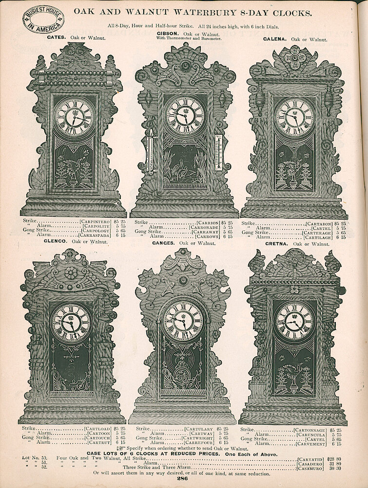 Busiest House in America Illustrated Catalog 1897 > 286