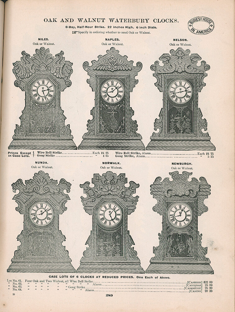 Busiest House in America Illustrated Catalog 1897 > 289