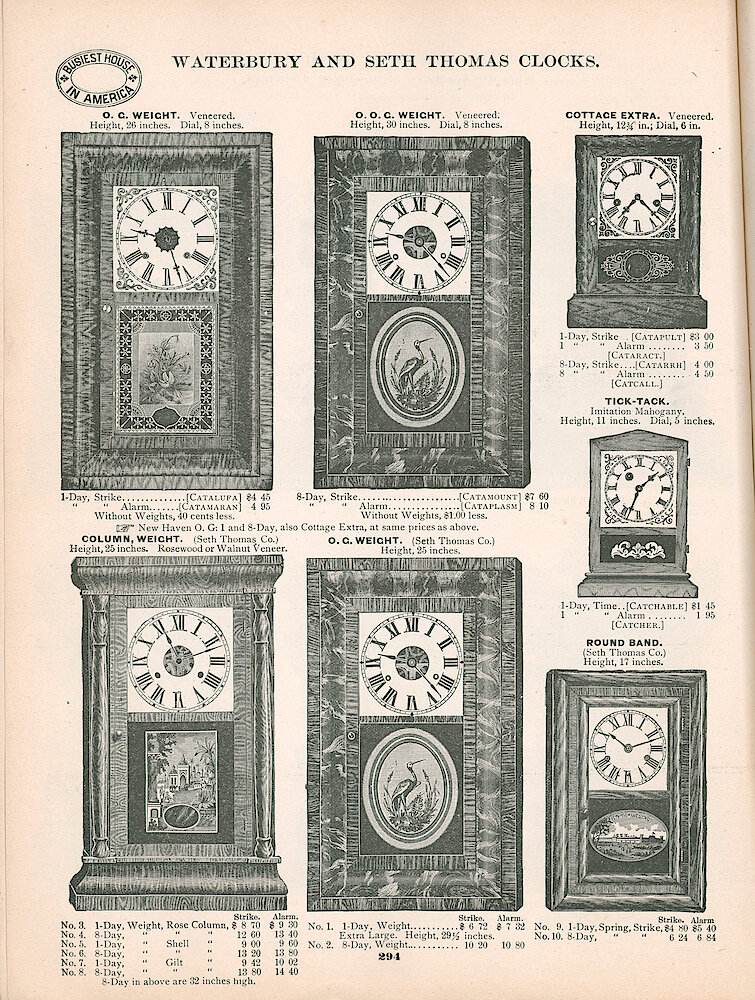 Busiest House in America Illustrated Catalog 1897 > 294