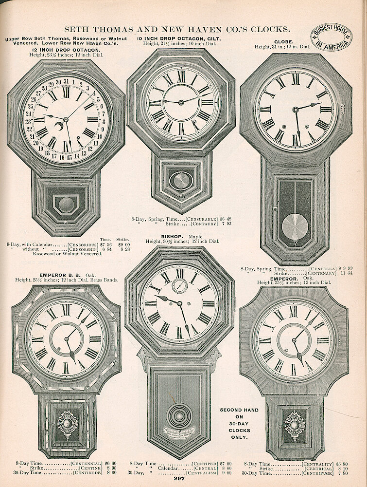 Busiest House in America Illustrated Catalog 1897 > 297