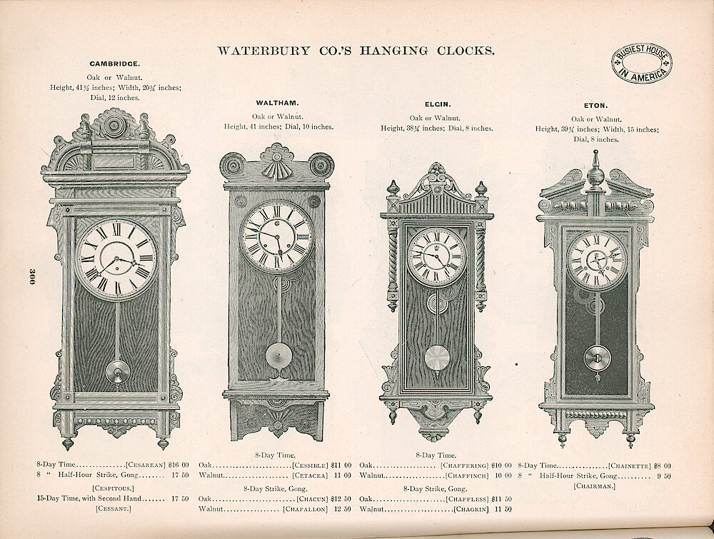 Busiest House in America Illustrated Catalog 1897 > 300