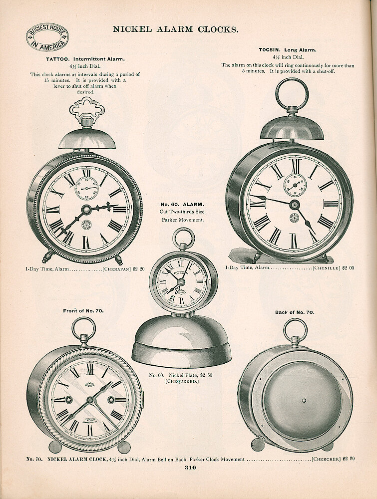 Busiest House in America Illustrated Catalog 1897 > 310