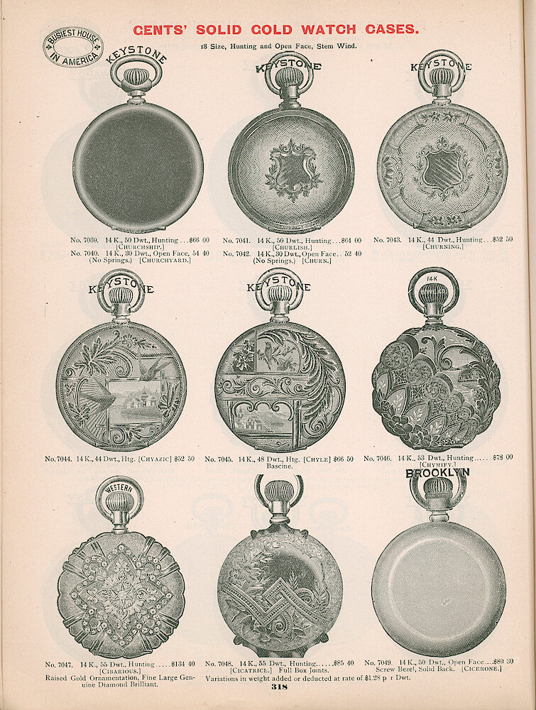 Busiest House in America Illustrated Catalog 1897 > 318