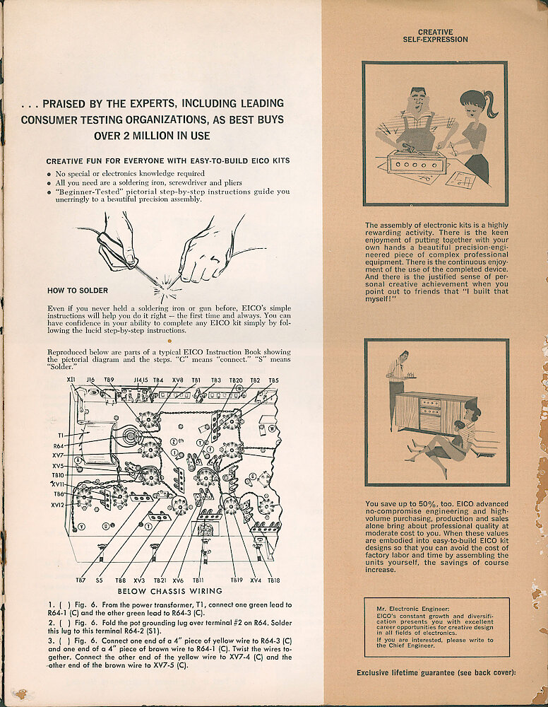 Eico 1961 Catalog, 28 pages > 3. . . . Praised By The Experts, Including Leading Consumer Testing Organizations, As Best Buys Over 2 Million In Use.