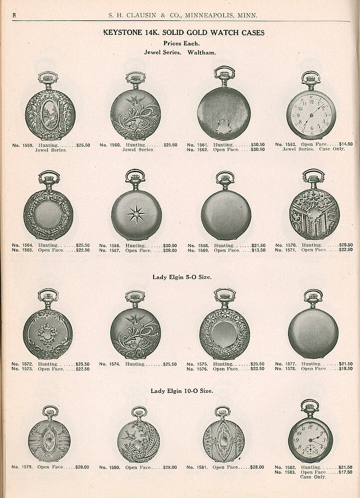 S. H. Clausin & Co. 1917 Catalog > 8
