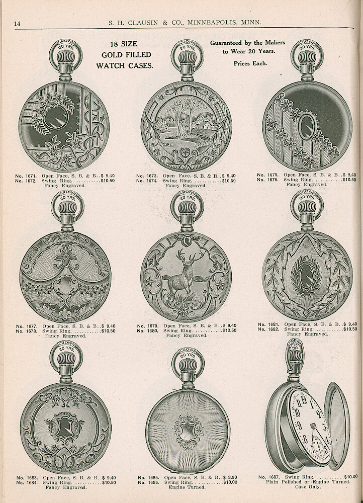 S. H. Clausin & Co. 1917 Catalog > 14