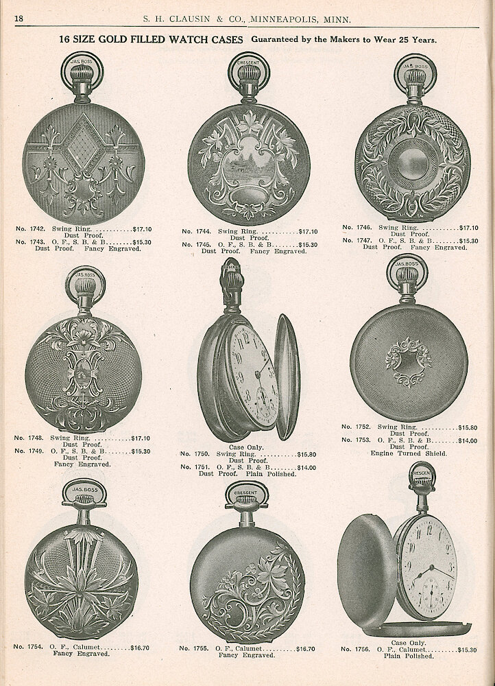 S. H. Clausin & Co. 1917 Catalog > 18