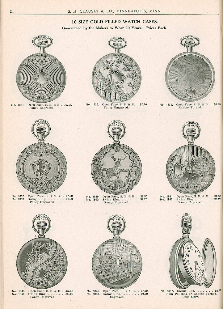 S. H. Clausin & Co. 1917 Catalog > 24