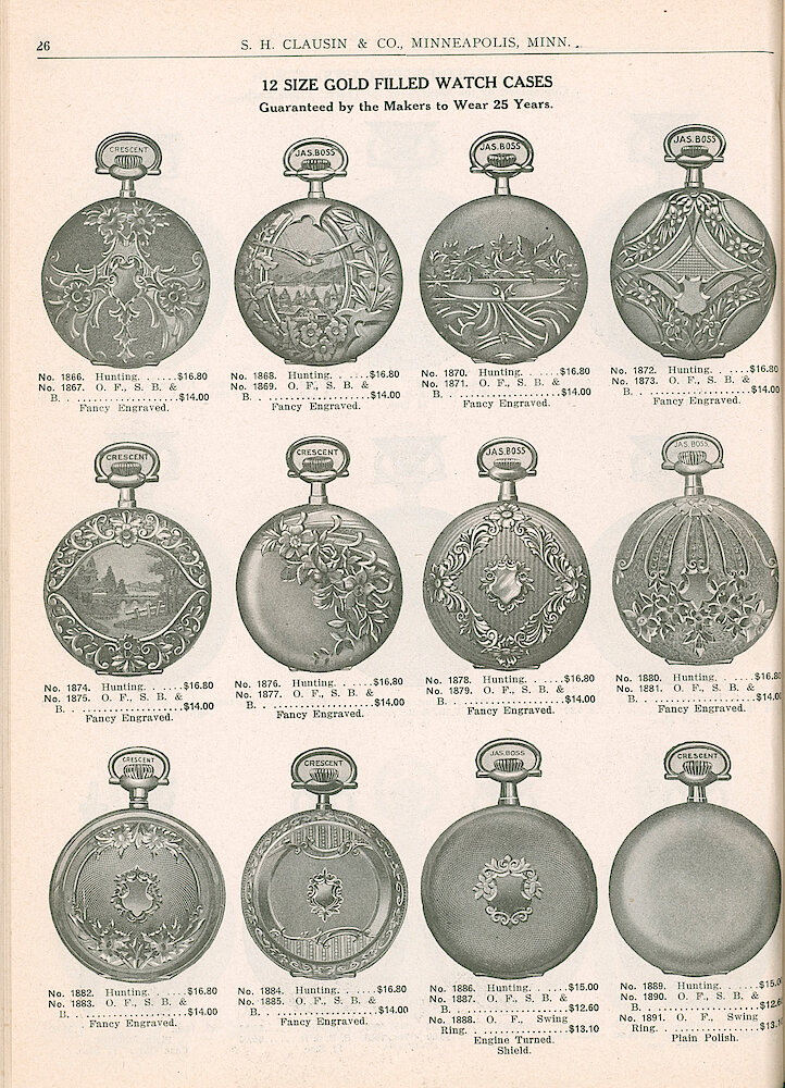 S. H. Clausin & Co. 1917 Catalog > 26