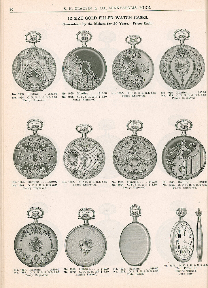 S. H. Clausin & Co. 1917 Catalog > 30