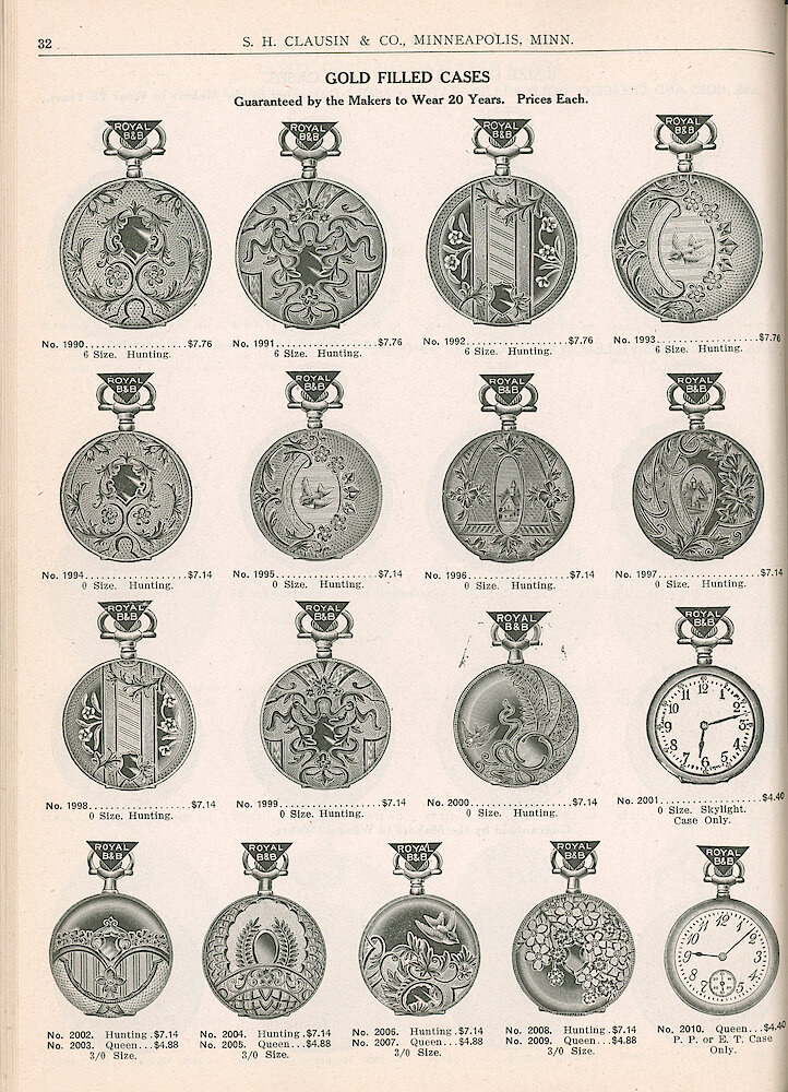 S. H. Clausin & Co. 1917 Catalog > 32