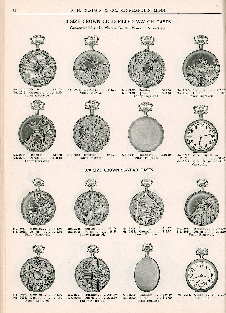S. H. Clausin & Co. 1917 Catalog > 34