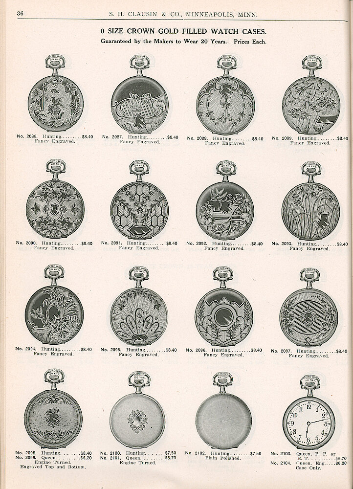 S. H. Clausin & Co. 1917 Catalog > 36