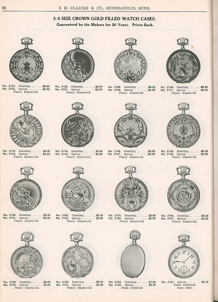S. H. Clausin & Co. 1917 Catalog > 38