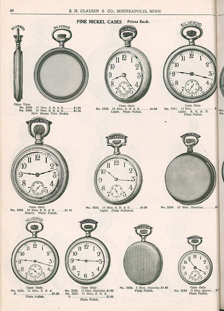S. H. Clausin & Co. 1917 Catalog > 46