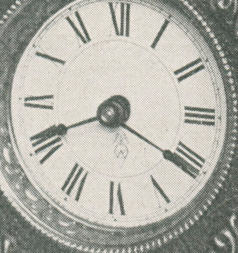 Morley-Murphy Hardware 1908 Catalog > 873. Westclox F. W. Alarm Clock. Shows Roman Numerals, And Dial Appears To Have An Unidentified Logo. New Haven Wall Clocks Brantford, Bank Regulator And Tampa. Two Lever Wall Clocks (Wood Lever And Canton) That May Be By New Haven Or Perhaps Another Maker.