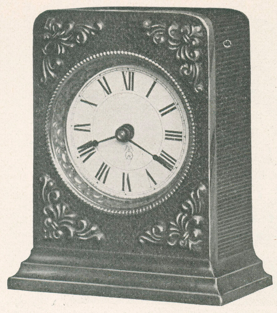 Morley-Murphy Hardware 1908 Catalog > 873. Westclox F. W. Alarm Clock. Shows Roman Numerals, And Dial Appears To Have An Unidentified Logo. New Haven Wall Clocks Brantford, Bank Regulator And Tampa. Two Lever Wall Clocks (Wood Lever And Canton) That May Be By New Haven Or Perhaps Another Maker.