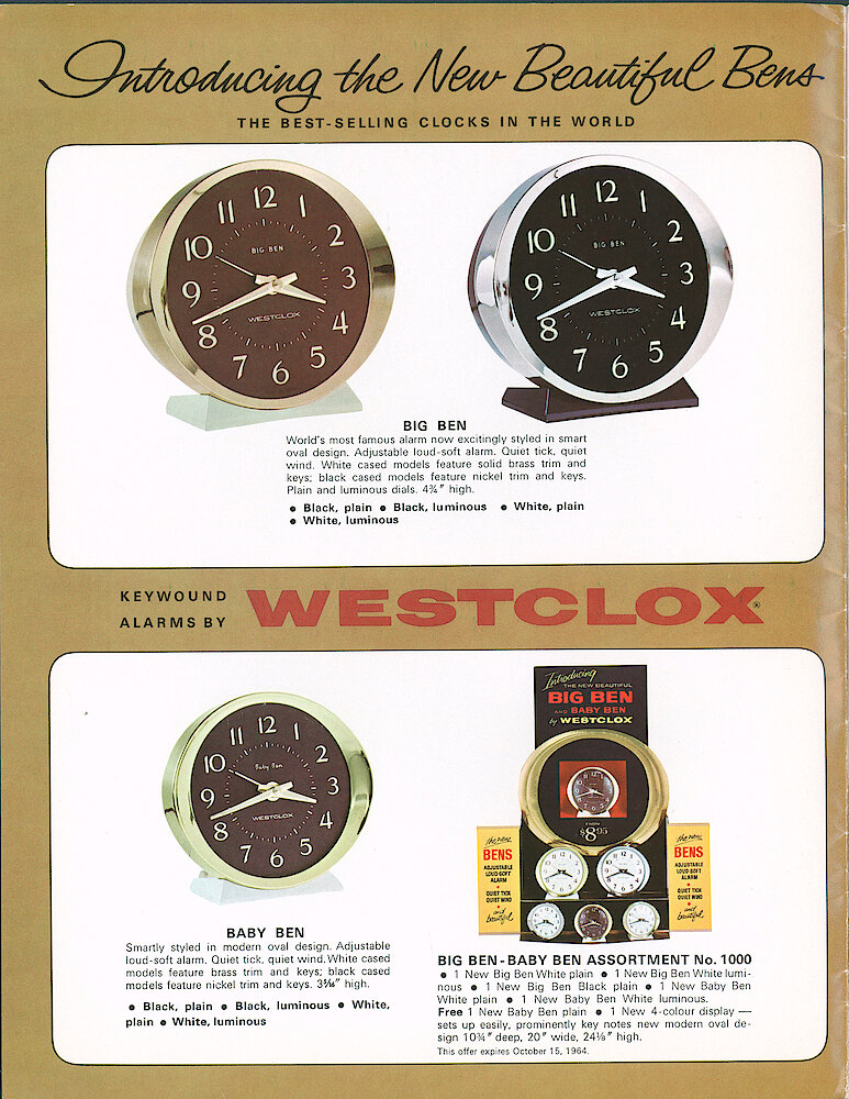 Westclox Canada 1964 Catalog > 2