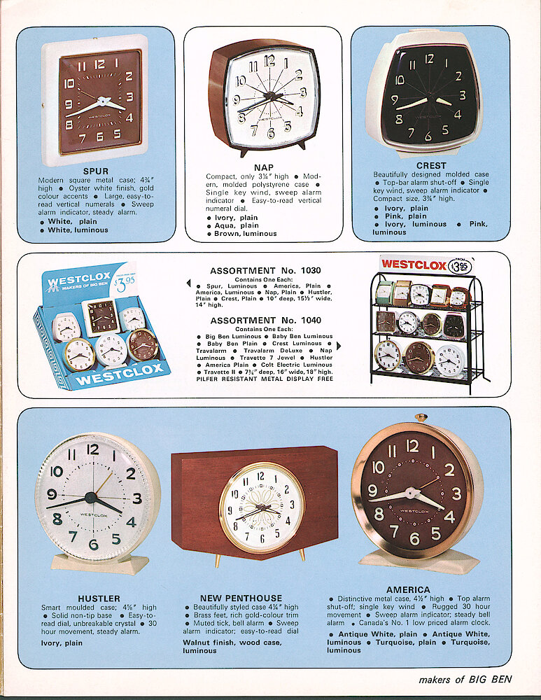 Westclox Canada 1964 Catalog > 3