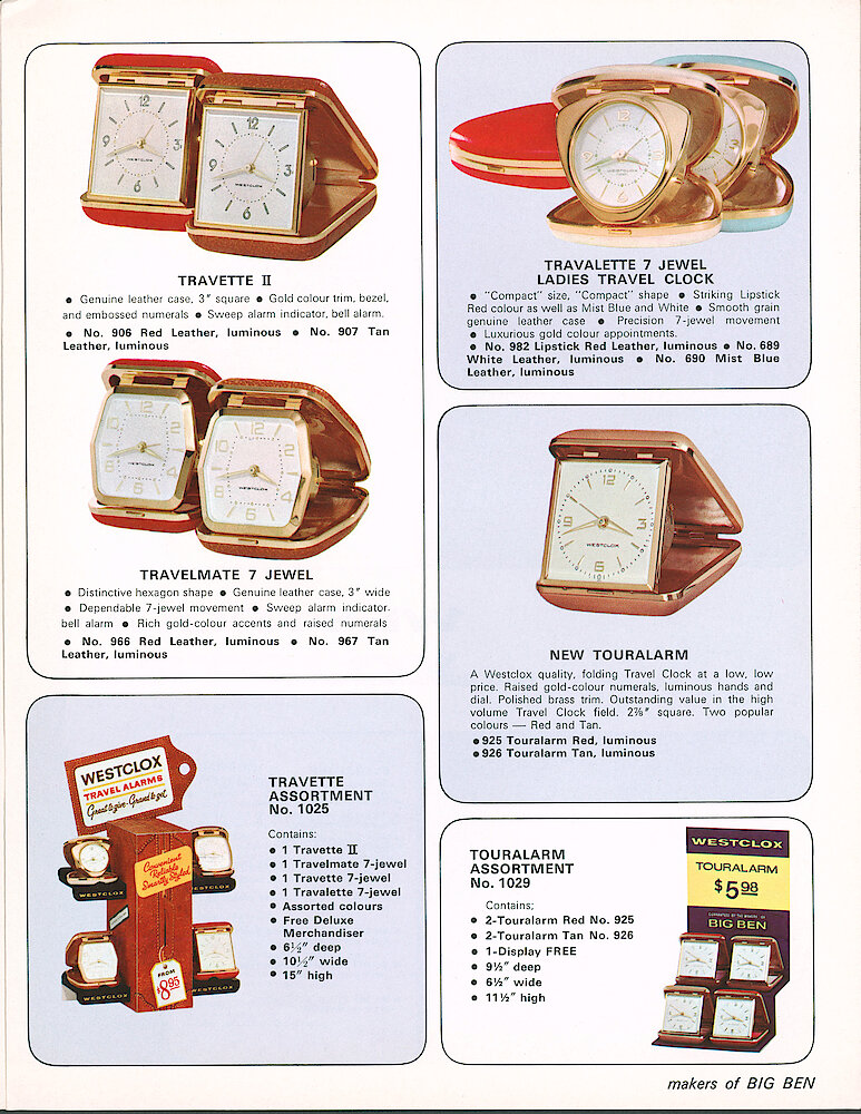 Westclox Canada 1964 Catalog > 5