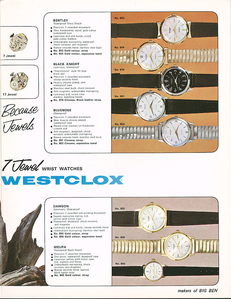 Westclox Canada 1964 Catalog > 7