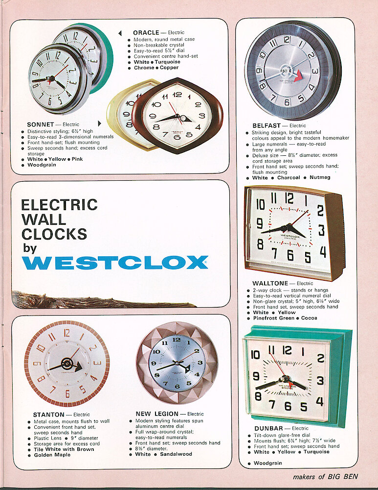 Westclox Canada 1964 Catalog > 15