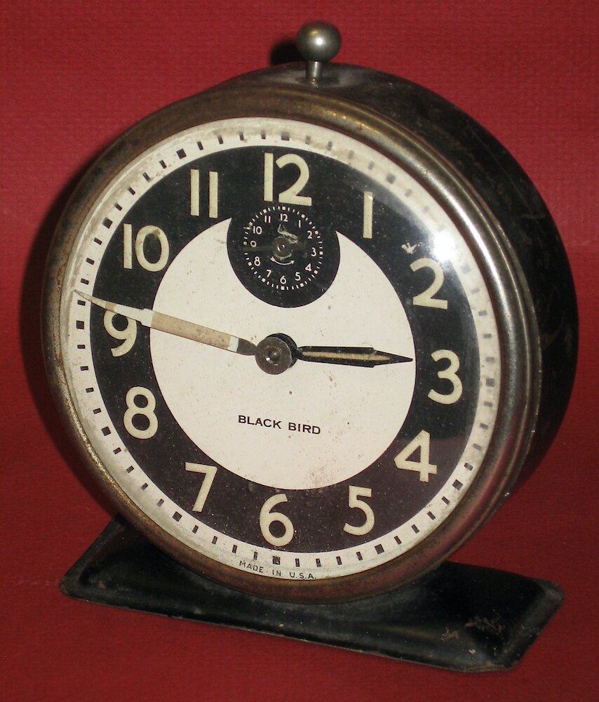 Westclox Keno Style 3 Black Luminous. Westclox Keno Style 3 Black Luminous Clock Example Photo