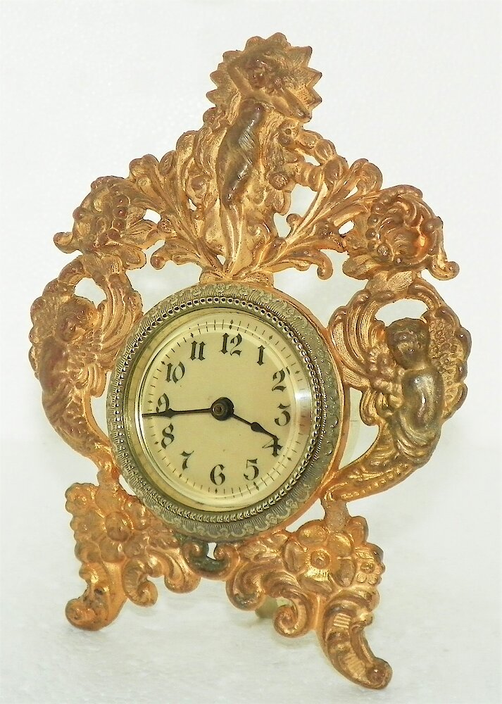 Westclox Reggio Gold Plate. Westclox Reggio Gold Plate Clock Example Photo