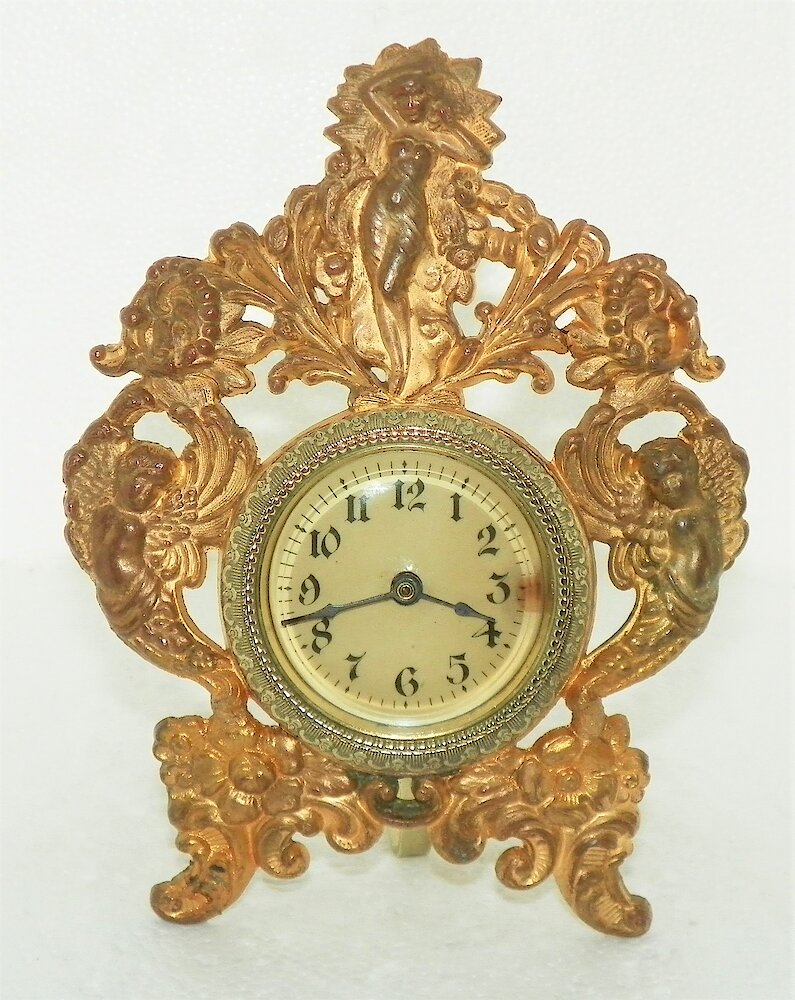 Westclox Reggio Gold Plate. Westclox Reggio Gold Plate Clock Example Photo