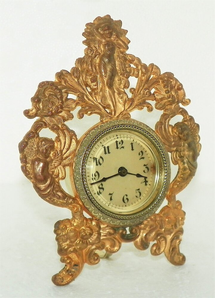 Westclox Reggio Gold Plate. Westclox Reggio Gold Plate Clock Example Photo